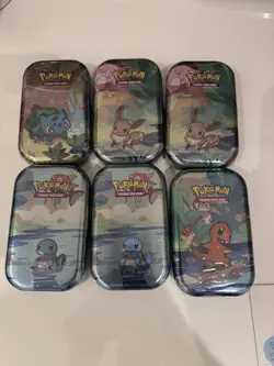 Pokemon Kanto Friends Mini Tins - SEALED, FAST SHIPPING 8x available - Image 1