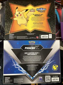 Pokemon TCG: Pikachu V & Pikachu V Shining Fates Box Bundle - Image 2