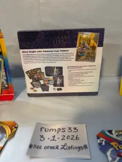 Pokemon Paldean Fates ETB Elite Trainer Box New Factory Sealed +Sleeves&blisters - Image 5