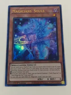 Yugioh Magicians' Souls x 3 - 1st Edition Ultra Rare LP - Free Holo - Image 3