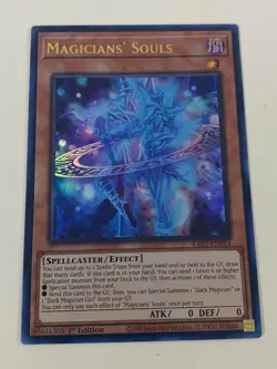 Yugioh Magicians' Souls x 3 - 1st Edition Ultra Rare LP - Free Holo - Image 4