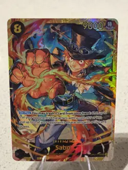 Sabo OP07-118 SEC Alt Art One Piece TCG NM - Image 1