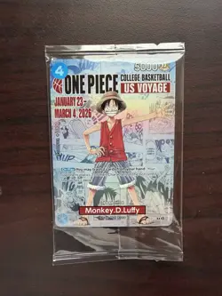 🏀🔥SEALED MINT LIMITED EDITION One Piece Monkey D. Luffy US Voyage Promo Card - Image 1