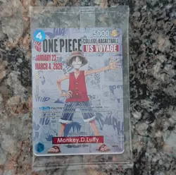 Bandai Namco One Piece Card Game US Voyage Monkey D. Luffy Promo Card 5000 - Image 1