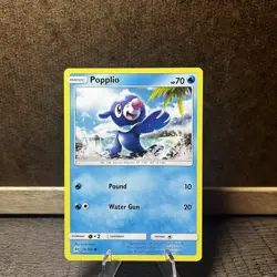Pokemon Sun & Moon Base Set Popplio Common Card 39/149 - Image 3