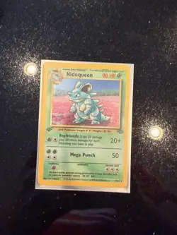 1st Edition Nidoqueen Holo 7/64 Jungle Set 1999 Vintage Pokemon Card WOTC LP - Image 1