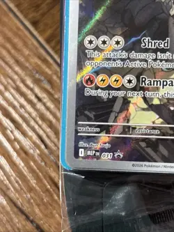 Pokemon TCG Ascended Heroes N's Zekrom 031 Promo Pokemon Center STAMPED (2cards) - Image 5