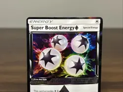 Super Boost Energy #136/156 Prism Star - Ultra Prism Holo Pokemon Card - Image 3