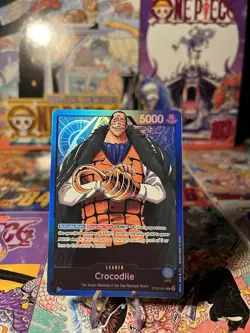 ST03-001 Crocodile Leader One Piece TCG Card - Image 1