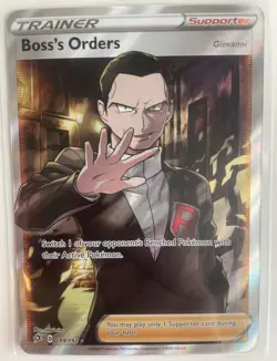 Boss's Orders 189/192 Swsh02: Rebel Clash Pokemon Card TCG NM - Image 1