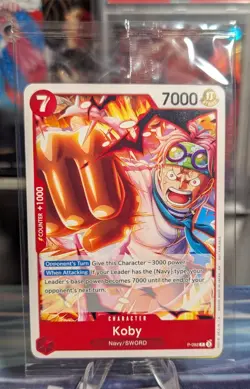 One Piece Card Game TCG Koby OP-12 Release Event Card P-092 (Sealed) - Image 1