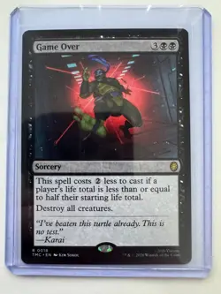 Game Over #0018 Non-Foil TMNT NM ENG MTG - Image 1