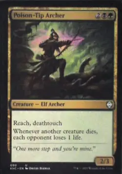 Poison-Tip Archer - Commander: Kaldheim: #90, Magic: The Gathering Lp C287 - Image 1