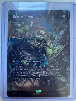 Ronin's Arsenal - Conqueror's Flail (Borderless) FOIL #0015 TMNT NM ENG MTG - Image 1