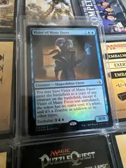 MTG | Vizier of Many Faces | Rare FOIL | (NM) MKC #123 +FREECARDS - Image 1