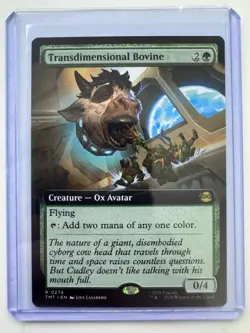 Transdimensional Bovine (Extended Art) #0274 Non-Foil TMNT NM ENG MTG - Image 1