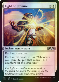 MTG Light of Promise Foil ** Core Set 2021 ** English - Image 1