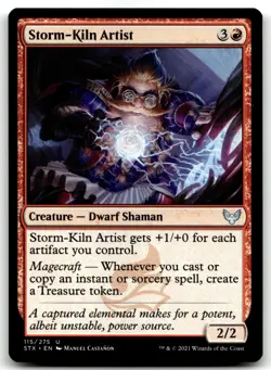 MTG Storm-Kiln Artist U Strixhaven: School of Mages 115 LP - Image 1