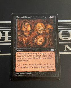 Buried Alive - Weatherlight - *MP* Moderetely played MTG - Image 1