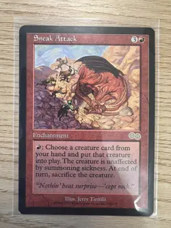 Sneak Attack Urza's Saga NM-LP English MTG Magic ⚡LIGHTNING FAST SHIPPING! ⚡ - Image 1