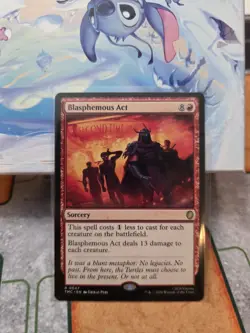 Blasphemous Act Rare MTG Ninja Turtles Commander - Image 1