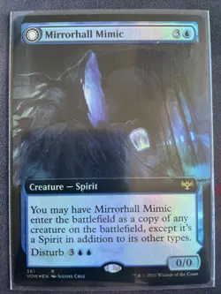 MTG Mirrorhall Mimic Ghastly Mimicry Innistrad: Crimson Vow 361 Foil Rare - Image 2