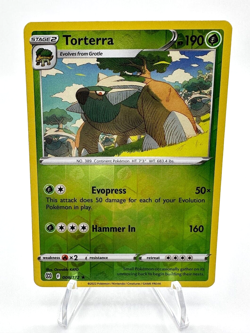 Torterra 008/172 - SWSH Brilliant Stars - Reverse Holo Rare - Pokemon TCG - NM - Image 1