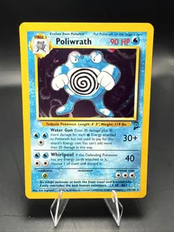 Pokemon Poliwrath 15/130 Base Set 2 Holo Rare - Image 2