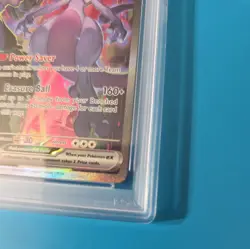 2025 POKEMON DRI EN-DESTINED RIVALS #231 TEAM ROCKET'S MEWTWO EX PSA 8 - Image 2
