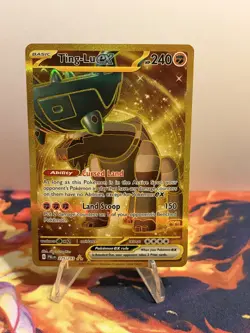 Pokemon Ting-Lu EX 275/193 Holo Full Art Gold Hyper Rare Paldea Evolved NM / LP - Image 2