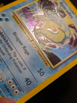 Gyarados 6/102 Base Set Pokemon MP Holo - Image 4
