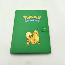 Pokemon TCG Growlithe Green Toysite Wizards Of The Coast A5 4 Pocket Binder 1999 - Image 3