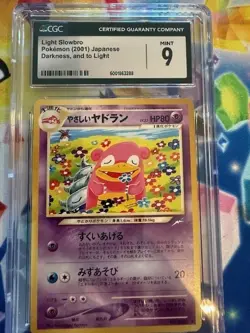 Light Slowbro - #080 - Japanese Darkness And To Light Pokemon - Komiya - CGC 9 - Image 1