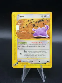 Pokemon TCG Ditto Skyridge 51/144 Regular Common Vintage WOTC English LP EW3 - Image 1