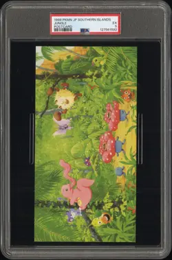 1999 POKEMON JPN SOUTHERN ISLANDS COLL POSTCARD JUNGLE PSA 5 - Image 1