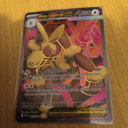 Pokemon TCG Mega Lopunny ex 115/094 Ultra Rare Phantasmal Flames - Image 1