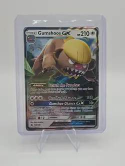 Pokemon TCG Gumshoos GX Sun & Moon Base Set 110/149 Holo Ultra Rare - Image 1