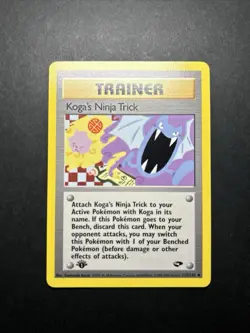 Pokemon - Gym Challange - Koga's Ninja Trick 115/132 - 1st Edition MINT-NEARMINT - Image 1