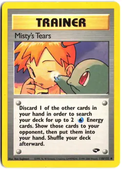 Misty's Tears 118/132 Uncommon Gym Challenge Pokemon - Image 1