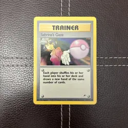 Pokemon TCG - Sabrina's Gaze - 125/132 - Gym Heroes - NM Common (2000) - Image 1
