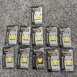 Pokemon Celebrations 25th Anniversary Booster Pack - Lot of 11 packs - Image 1