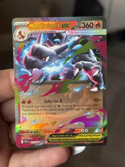 Pokemon TCG - Mega Charizard X EX 013/094 - Phantasmal Flames Half Art Rare NM - Image 1