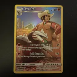 Pokemon Excadrill 246/236 Cosmic Eclipse Secret Rare Full Art Holo NM - Image 1