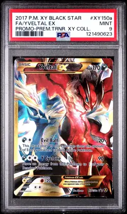 2019 Pokemon Black Star Promo #XY150a Yveltal EX, PSA 9 (NEW CERT) - Image 1