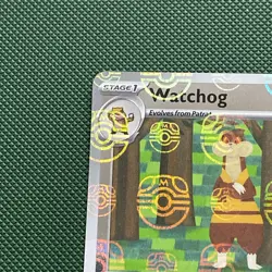 Pokemon | Watchog Master Ball Reverse Holo 073/086 White Flare English - Image 3
