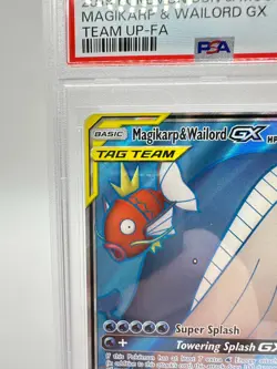 2019 Pokemon S&M Team Up Magikarp & Wailord GX #160 | FULL ART | PSA 8 NM-MT - Image 2