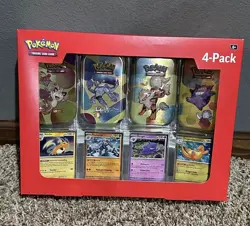 2× Pokemon 4 Mini Tins 151 SAMS CLUB EXCLUSIVE FACTORY SEALED BRAND NEW - Image 1
