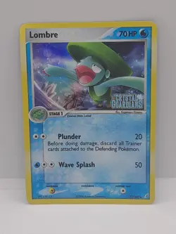Pokemon TCG Lombre 37/100 ex Crystal Guardians Reverse Holo - Image 2
