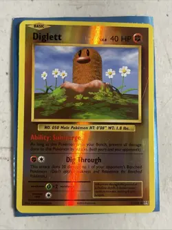 Diglett 55/108 Reverse Holo Common XY Evolutions Pokemon TCG - Image 1