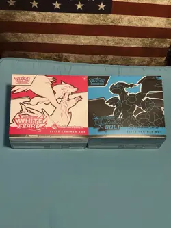 Pokemon Center Black Bolt and White Flare Elite Trainer Box ETB Bundle - Image 1